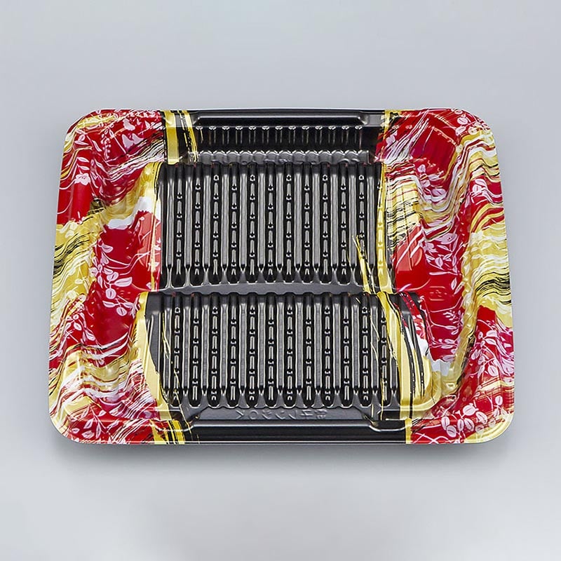 シーピー化成 惣菜容器　BF揚盛　本体 19-17 烈風赤 50枚/袋（ご注文単位18袋）【直送品】