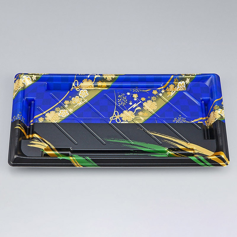 シーピー化成 寿司容器 SF美角 本体 26 丹心青 50枚/袋(ご注文単位16袋)【直送品】