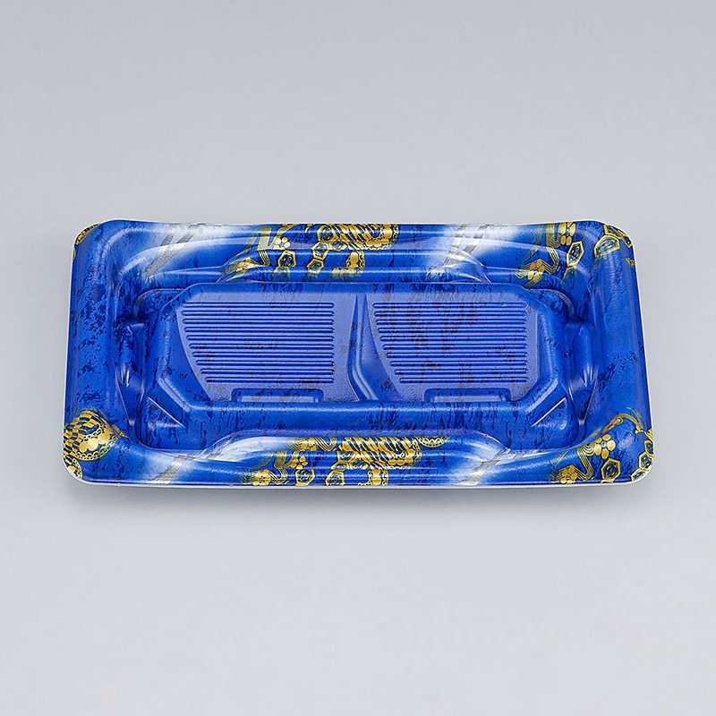 シーピー化成 刺身容器　SFうま盛段　本体 2 風雪青 50枚/袋（ご注文単位24袋）【直送品】