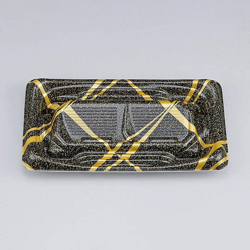 シーピー化成 刺身容器　SFうま盛段　本体 2 雷光 50枚/袋（ご注文単位24袋）【直送品】