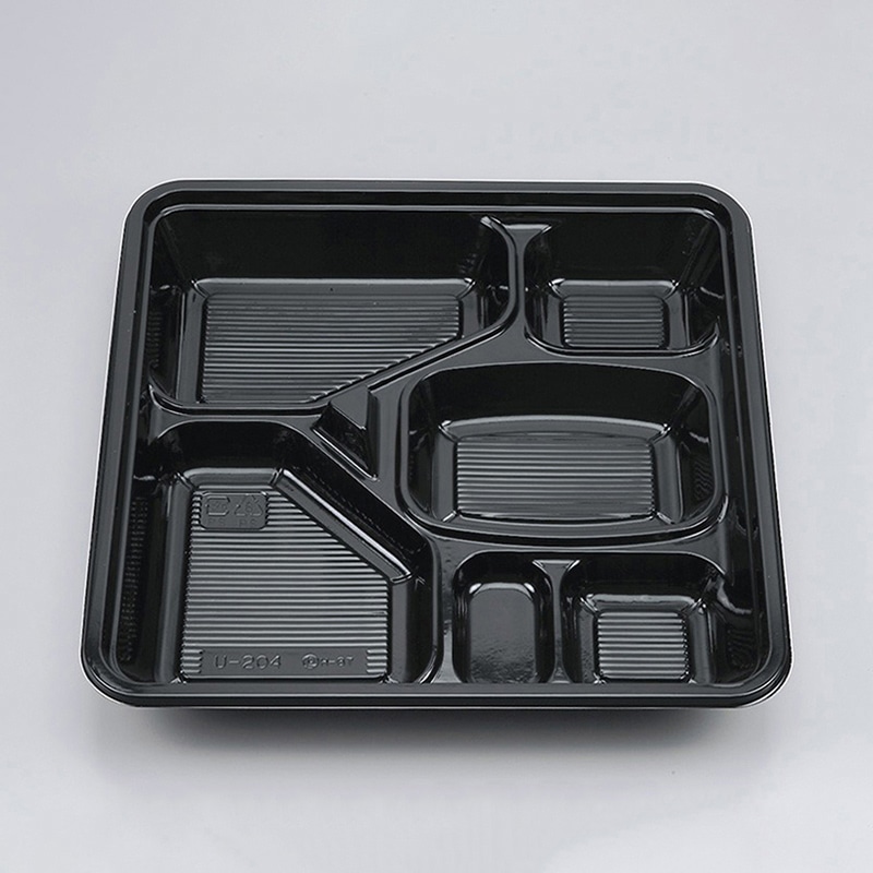 シーピー化成 仕出し弁当容器 本体 U-204（B） 能登 20枚/袋（ご注文単位16袋）【直送品】