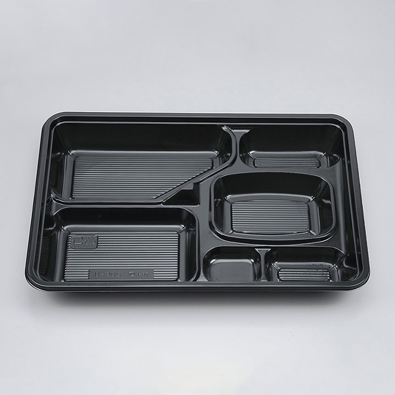 シーピー化成 仕出し弁当容器 本体 U-205（B） 能登 20枚/袋（ご注文単位14袋）【直送品】