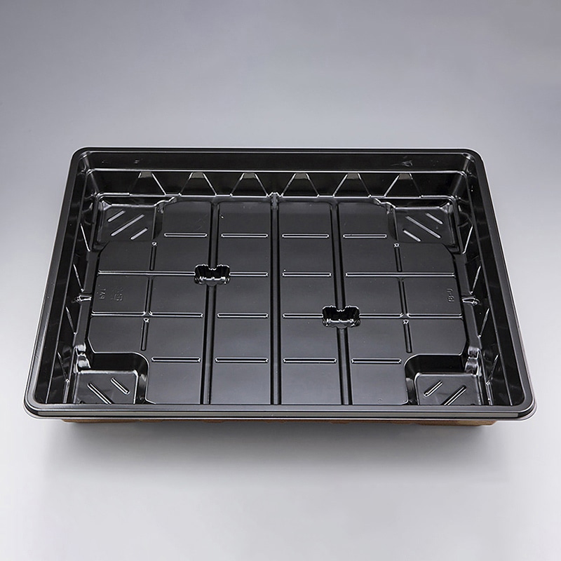 シーピー化成 仕出し弁当容器 本体 U-81（B） 梨地 20枚/袋（ご注文単位4袋）【直送品】