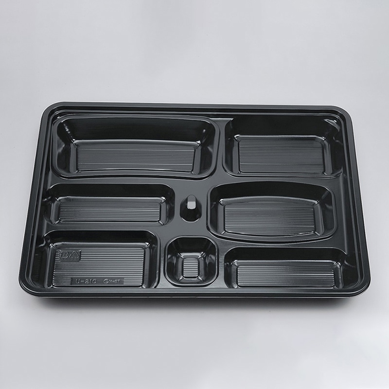 シーピー化成 仕出し弁当容器 本体 U-210（B） 能登 20枚/袋（ご注文単位6袋）【直送品】