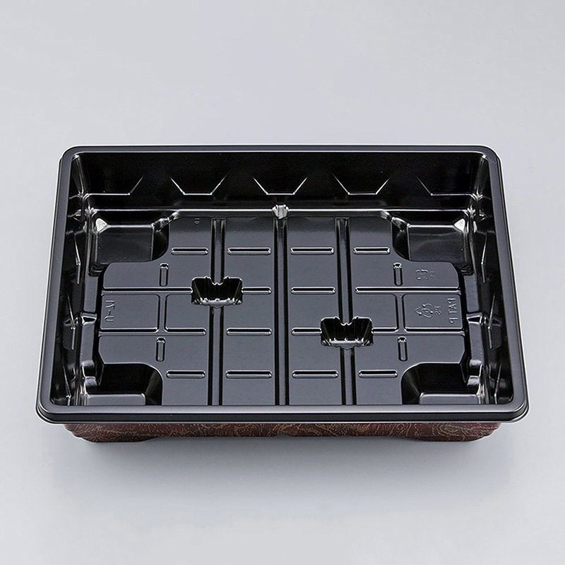 シーピー化成 仕出し弁当容器 本体 U-71（B） 大輪 20枚/袋（ご注文単位12袋）【直送品】