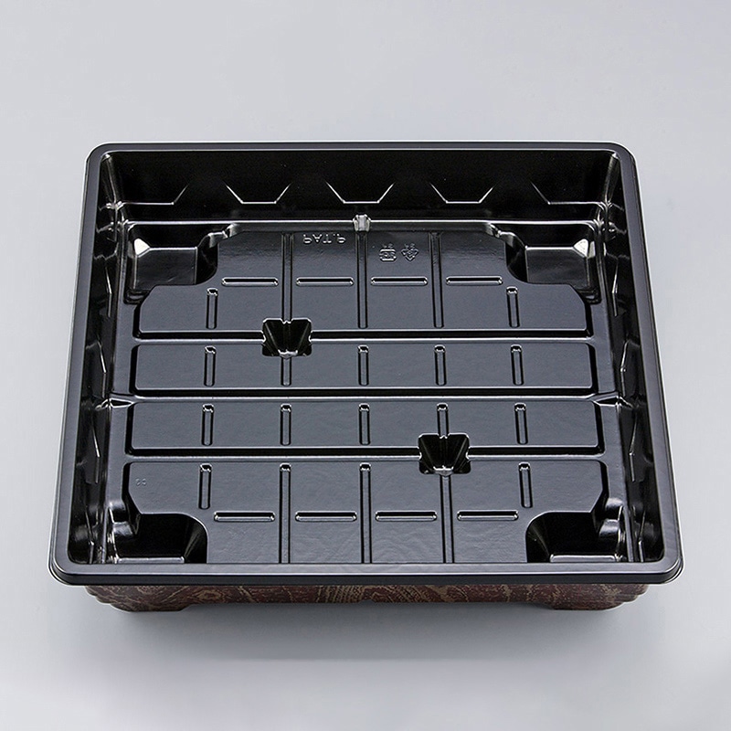 シーピー化成 仕出し弁当容器 本体 U-75（B） 大輪 200枚/箱（ご注文単位1箱）【直送品】