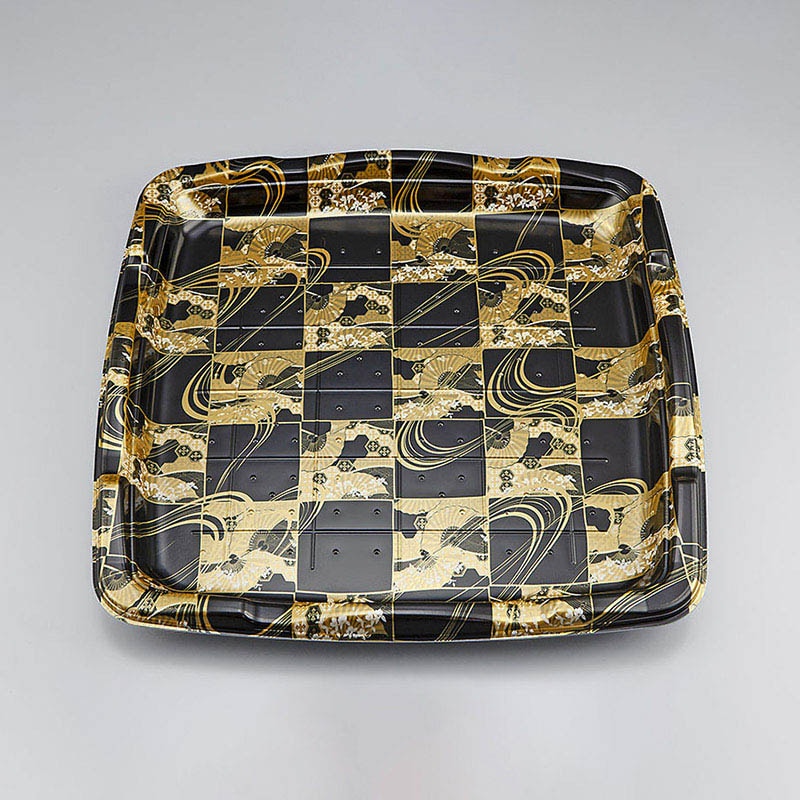 シーピー化成 寿司容器　SF剛力　本体 6 雅市松 10枚/袋（ご注文単位10袋）【直送品】