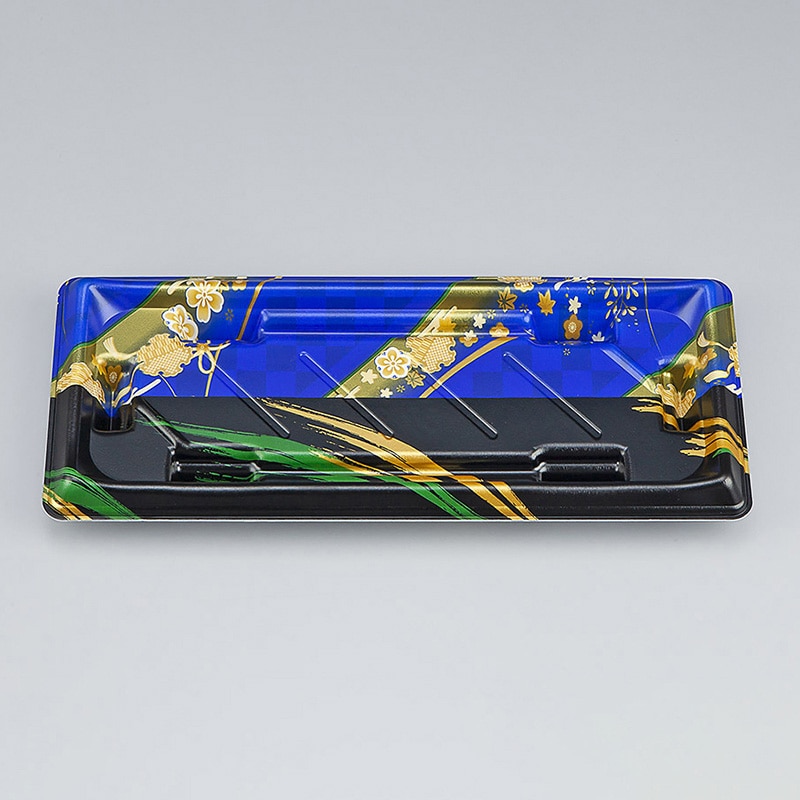 シーピー化成 寿司容器 SF美角 本体 15 丹心青 50枚/袋(ご注文単位24袋)【直送品】