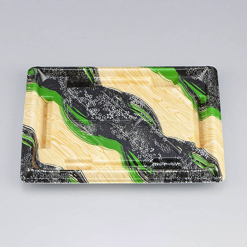 シーピー化成 寿司容器 SF美角 本体 24 咲筆 50枚/袋(ご注文単位18袋)【直送品】