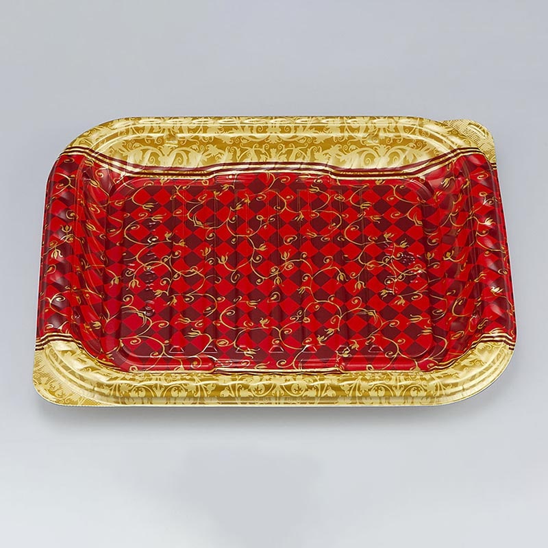 シーピー化成 惣菜容器　BFNプレスク　本体 4 クローネ本 50枚/袋（ご注文単位8袋）【直送品】