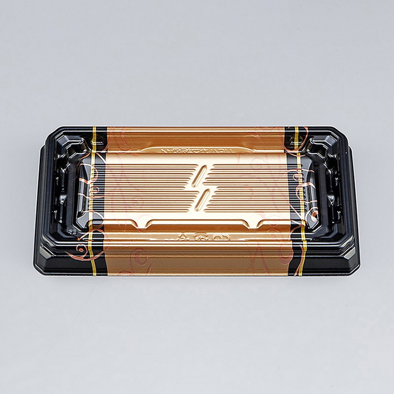 シーピー化成 刺身容器 UFハカマ板段 本体 14 みつる金 50枚/袋（ご注文単位20袋）【直送品】