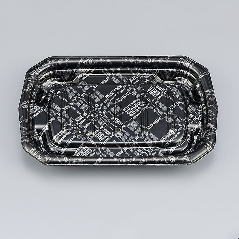 シーピー化成 惣菜容器 TNデリカ内 本体 20S モダン黒 50枚/袋(ご注文単位16袋)【直送品】