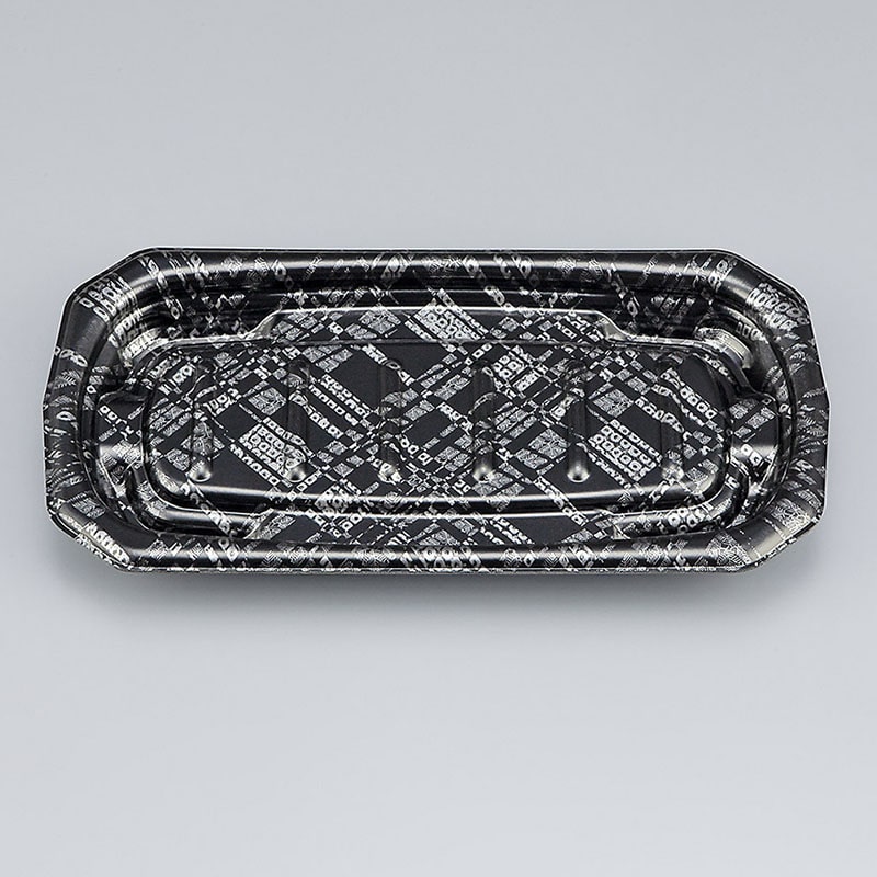 シーピー化成 惣菜容器 TNデリカ内 本体 23 モダン黒 50枚/袋(ご注文単位12袋)【直送品】