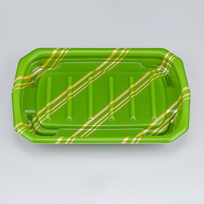 シーピー化成 惣菜容器 TNデリカ内 本体 22 リッチ緑 50枚/袋(ご注文単位12袋)【直送品】