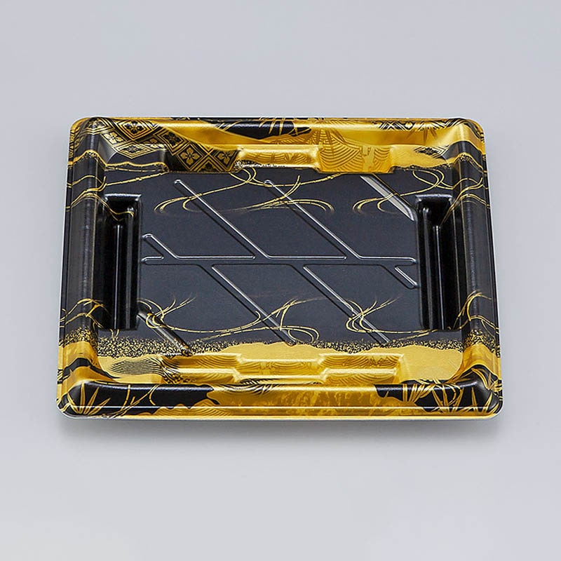 シーピー化成 寿司容器　SF美角　本体 23 波折 50枚/袋（ご注文単位18袋）【直送品】