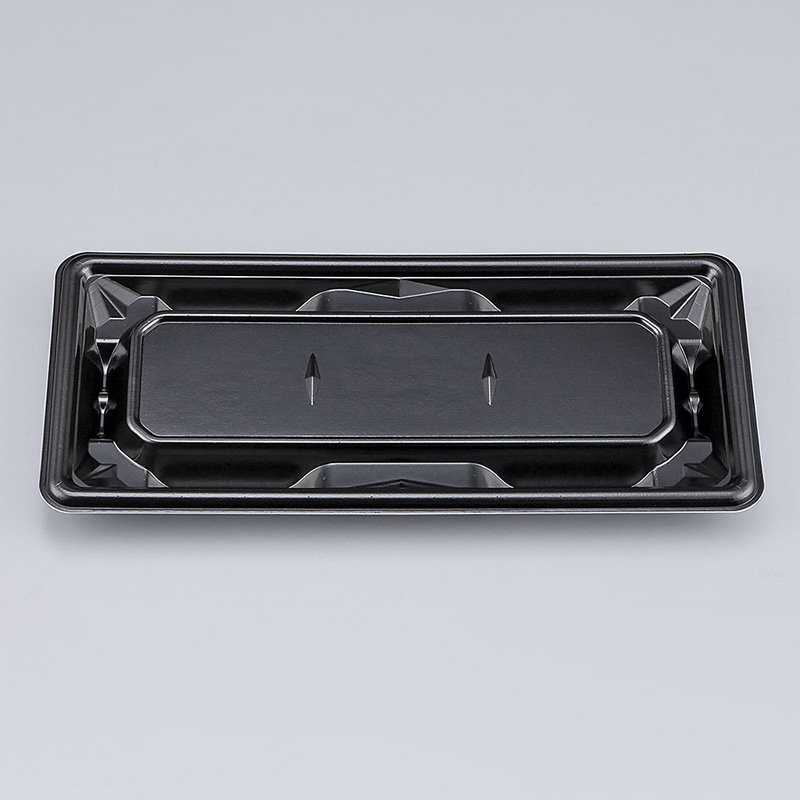 シーピー化成 刺身容器　SF冴盛　本体 24-11 黒 50枚/袋（ご注文単位20袋）【直送品】