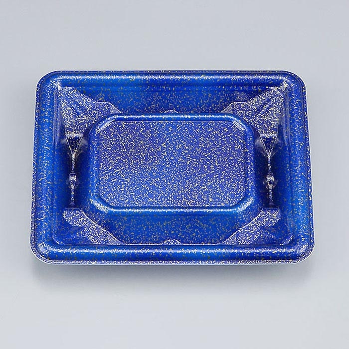 シーピー化成 刺身容器　SF冴盛　本体 13-11 星雲青 50枚/袋（ご注文単位32袋）【直送品】