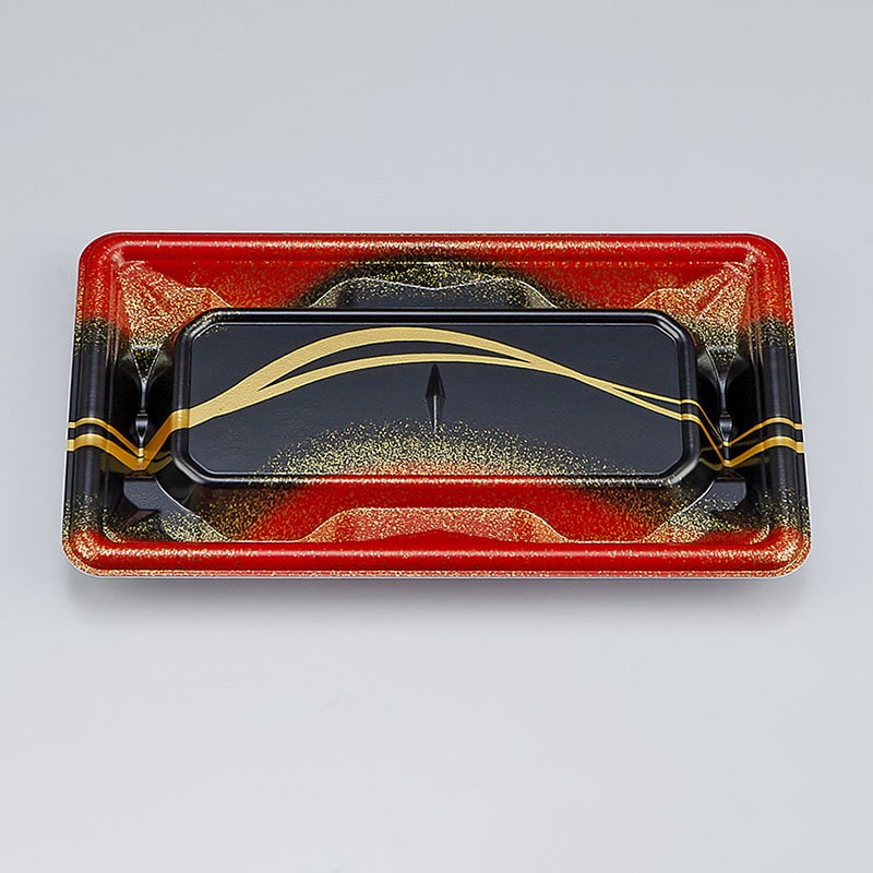 シーピー化成 刺身容器　SF冴盛　本体 19-11 いさご赤 50枚/袋（ご注文単位24袋）【直送品】