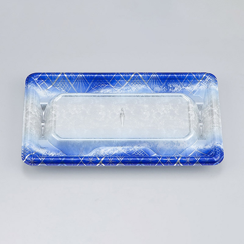 シーピー化成 刺身容器　SF冴盛　本体 19-11 氷鳴青 50枚/袋（ご注文単位24袋）【直送品】