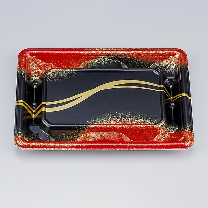 シーピー化成 刺身容器　SF冴盛　本体 18-13 いさご赤 50枚/袋（ご注文単位24袋）【直送品】