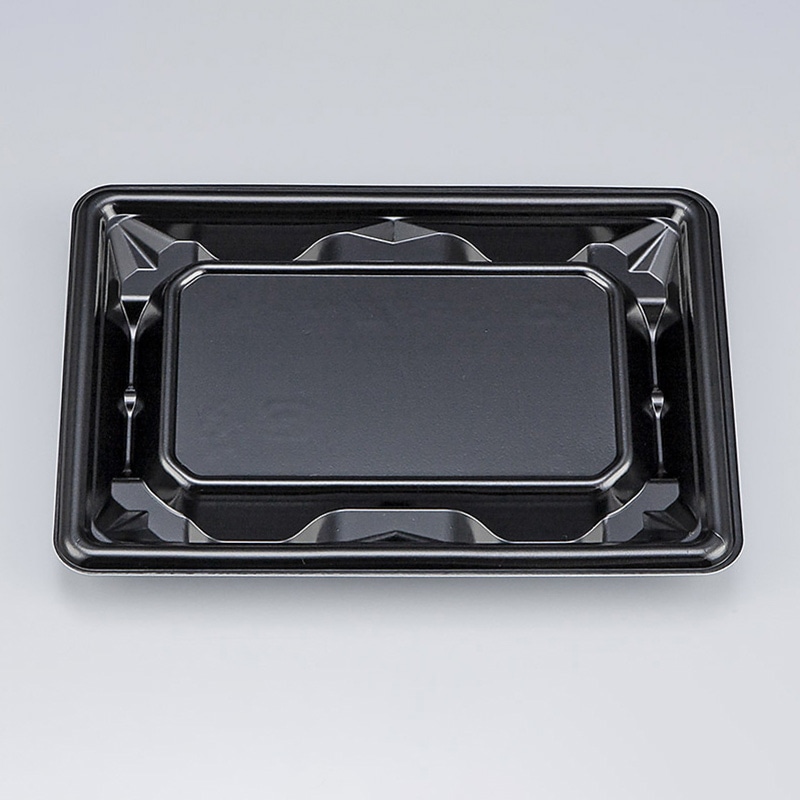 シーピー化成 刺身容器　SF冴盛　本体 18-13 黒 50枚/袋（ご注文単位24袋）【直送品】