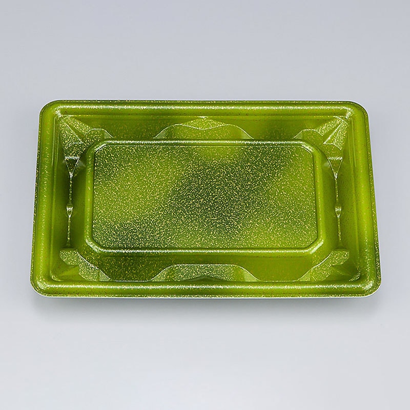 シーピー化成 刺身容器 SF冴盛 本体 18-13 星雲緑 50枚/袋(ご注文単位24袋)【直送品】