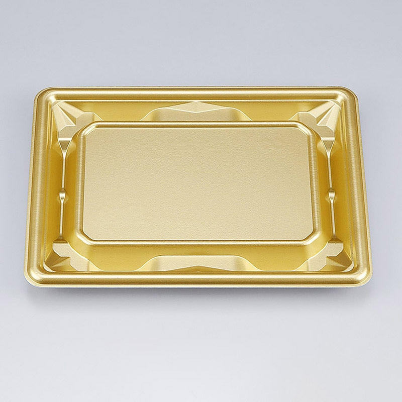 シーピー化成 刺身容器 SF冴盛 本体 19-14 金 50枚/袋(ご注文単位18袋)【直送品】