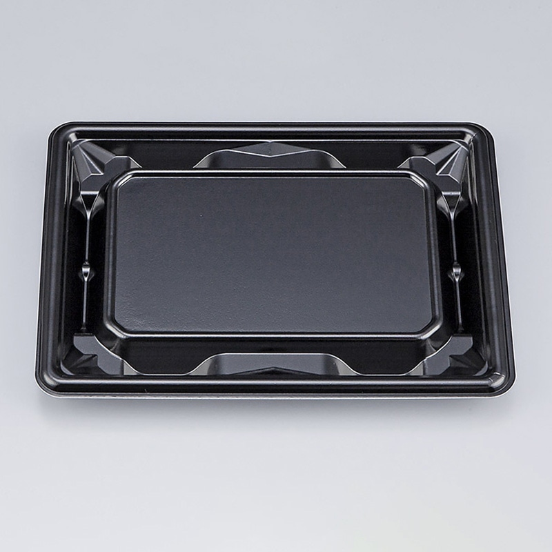 シーピー化成 刺身容器 SF冴盛 本体 19-14 黒 50枚/袋(ご注文単位18袋)【直送品】