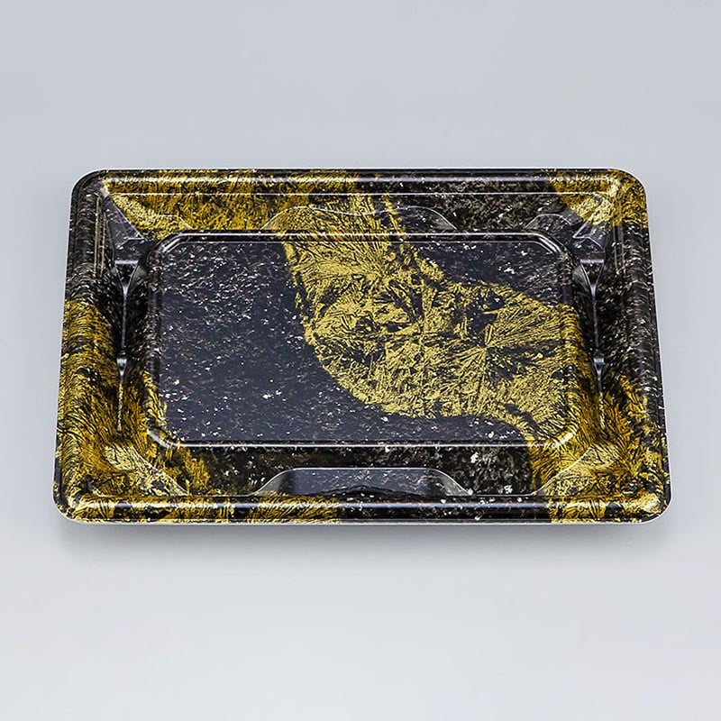 シーピー化成 刺身容器　SF冴盛　本体 19-14 玄石 50枚/袋（ご注文単位18袋）【直送品】