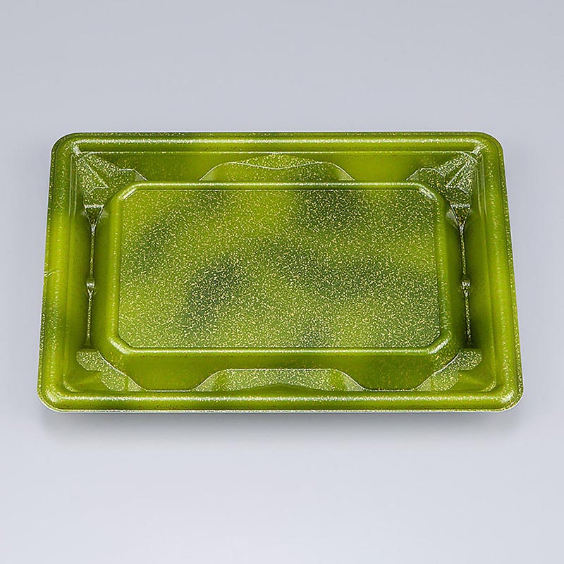 シーピー化成 刺身容器 SF冴盛 本体 19-14 星雲緑 50枚/袋(ご注文単位18袋)【直送品】