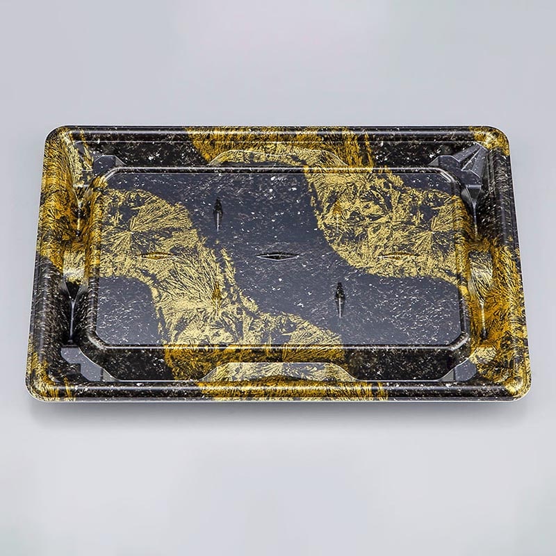 シーピー化成 刺身容器 SF冴盛 本体 24-17 玄石 50枚/袋(ご注文単位12袋)【直送品】