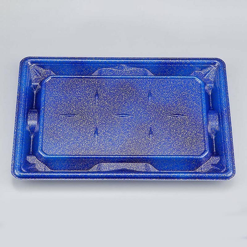 シーピー化成 刺身容器 SF冴盛 本体 24-17 星雲青 50枚/袋(ご注文単位12袋)【直送品】