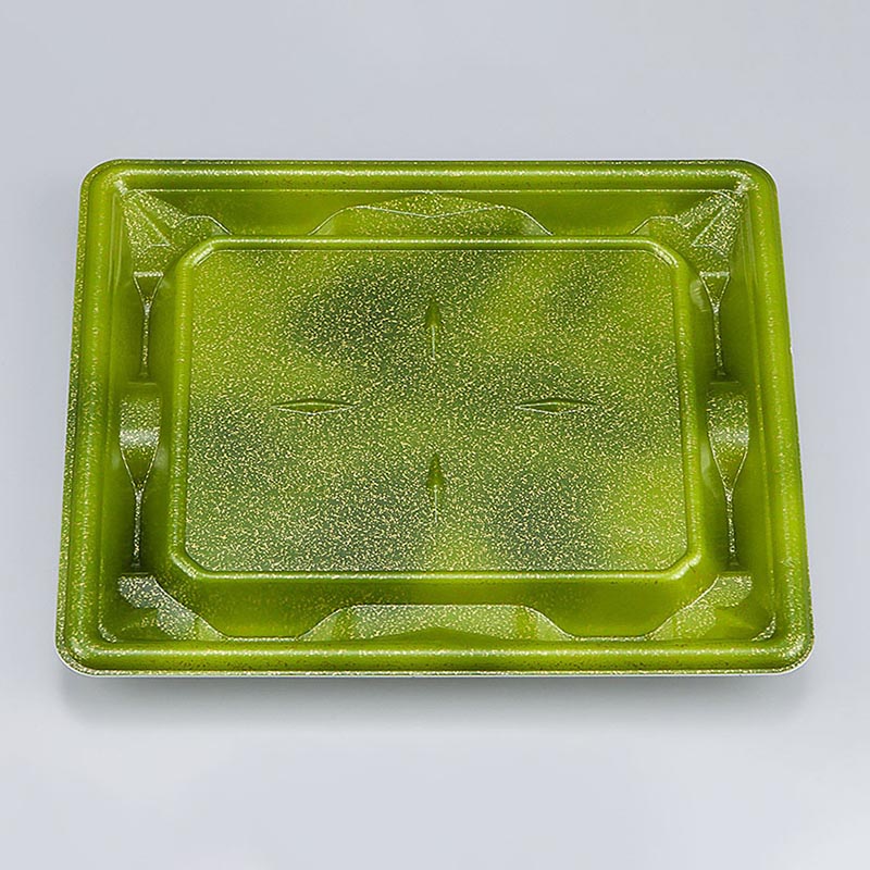 シーピー化成 刺身容器　SF冴盛　本体 19-17 星雲緑 50枚/袋（ご注文単位18袋）【直送品】