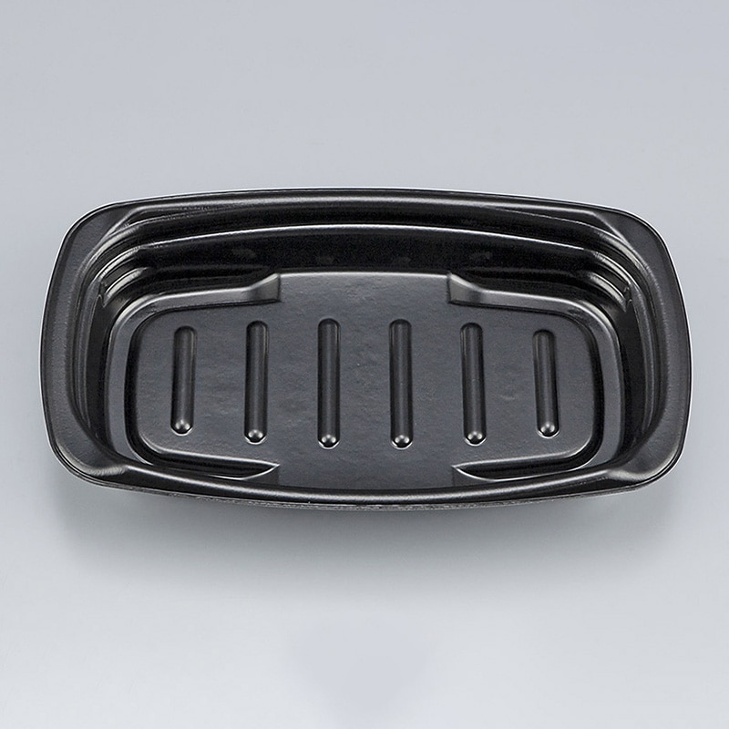 シーピー化成 惣菜容器　TNデリホカ　本体 22-13 黒 50枚/袋（ご注文単位8袋）【直送品】