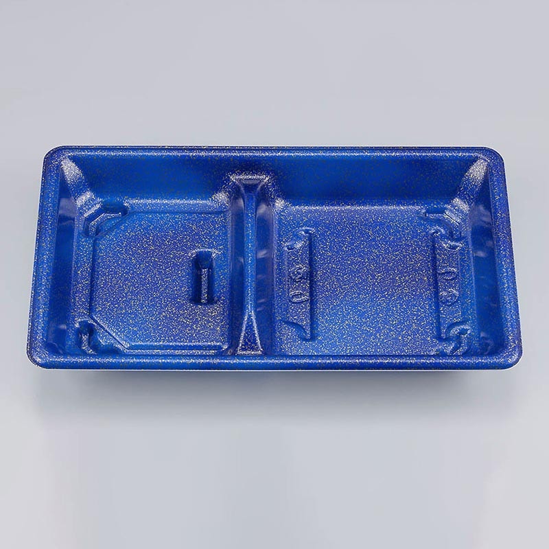 シーピー化成 麺セット容器 SF弁当 本体 57 星雲青 50枚/袋(ご注文単位12袋)【直送品】