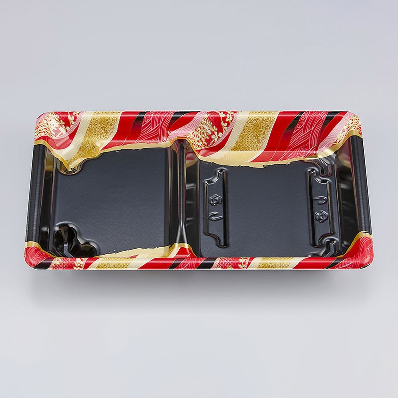 シーピー化成 麺セット容器 SF弁当 本体 57-2 豊潤赤 50枚/袋(ご注文単位12袋)【直送品】