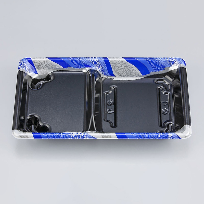 シーピー化成 麺セット容器 SF弁当 本体 57-2 豊潤青銀 50枚/袋(ご注文単位12袋)【直送品】