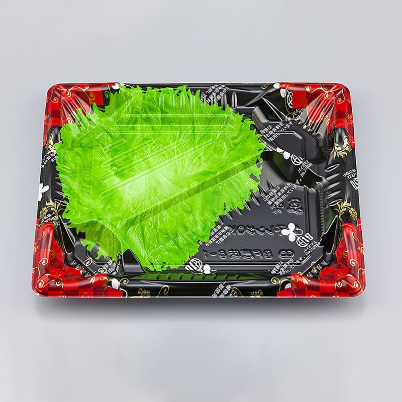 シーピー化成 弁当容器 BF恵味 本体 8-1(N) アラベスクB 50枚/袋(ご注文単位12袋)【直送品】