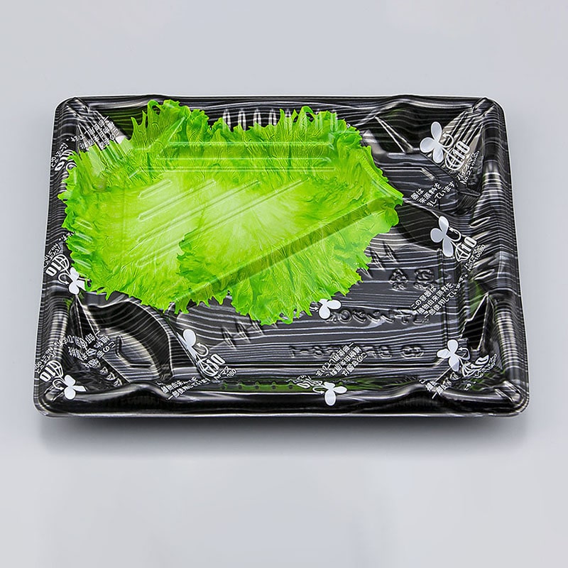 シーピー化成 弁当容器 BF恵味 本体 8-1(N) 黒板目L 50枚/袋(ご注文単位12袋)【直送品】