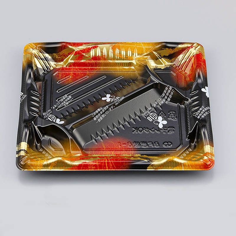 シーピー化成 弁当容器 BF恵味 本体 8-1(N) 天舞赤 50枚/袋(ご注文単位12袋)【直送品】