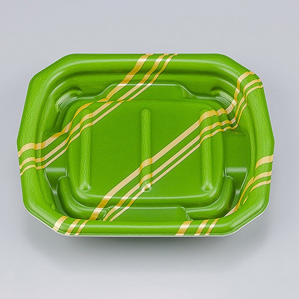 シーピー化成 惣菜容器 TNデリカ内 本体 15D リッチ緑 50枚/袋(ご注文単位16袋)【直送品】