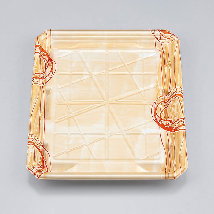 シーピー化成 精肉容器 SFニック 本体 20-24浅 ゆうすい薄橙 50枚/袋(ご注文単位8袋)【直送品】