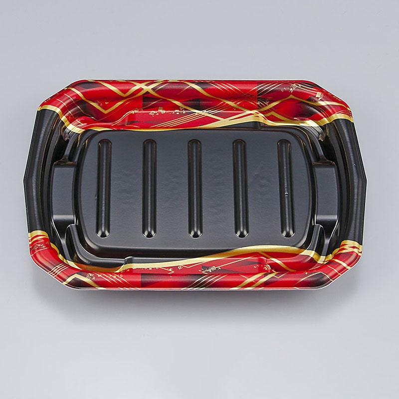 シーピー化成 惣菜容器 TNデリカ内 本体 20M 絹小町赤 50枚/袋(ご注文単位12袋)【直送品】