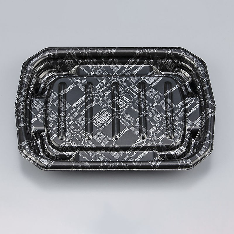 シーピー化成 惣菜容器 TNデリカ内 本体 20M モダン黒 50枚/袋(ご注文単位12袋)【直送品】