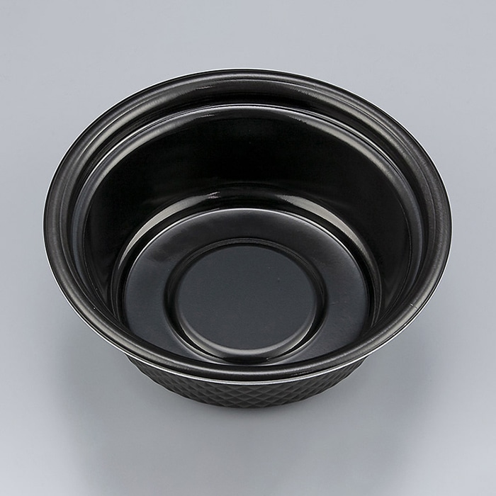 シーピー化成 丼容器　TNパイン　本体 17浅 黒 50個/袋（ご注文単位12袋）【直送品】