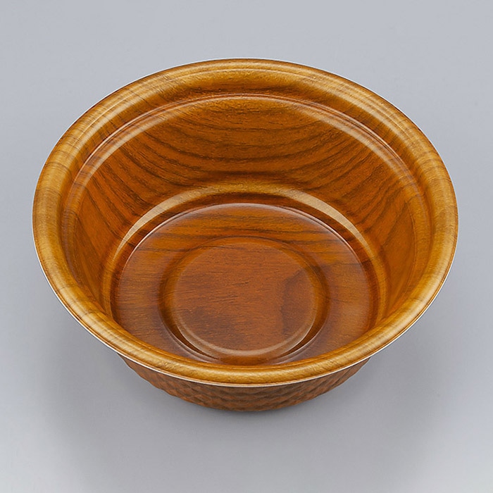 シーピー化成 丼容器　TNパイン　本体 17浅 栓木 50個/袋（ご注文単位12袋）【直送品】