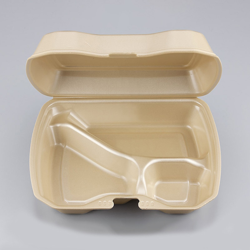 シーピー化成 弁当容器 VK-613-4 キャメル 50枚/袋