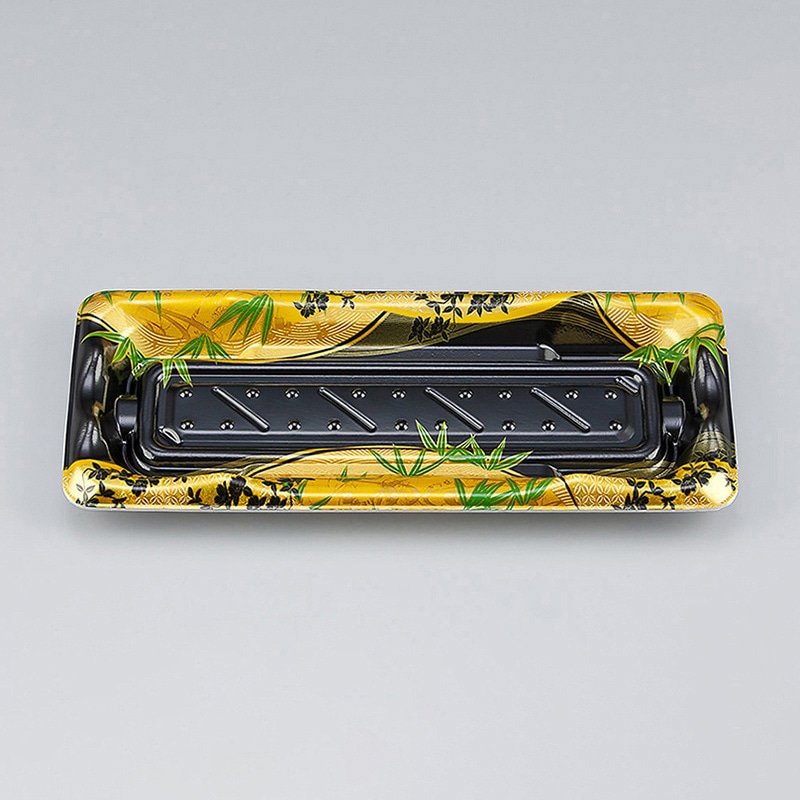 シーピー化成 寿司容器 SF港 本体 15 月乃黒 50枚/袋（ご注文単位24袋）【直送品】