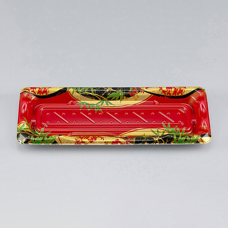 シーピー化成 寿司容器 SF港 本体 16 月乃赤 50枚/袋（ご注文単位16袋）【直送品】