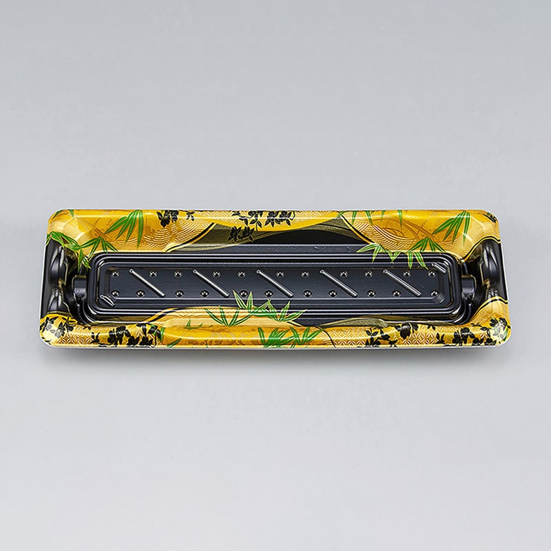 シーピー化成 寿司容器 SF港 本体 16 月乃黒 50枚/袋（ご注文単位16袋）【直送品】